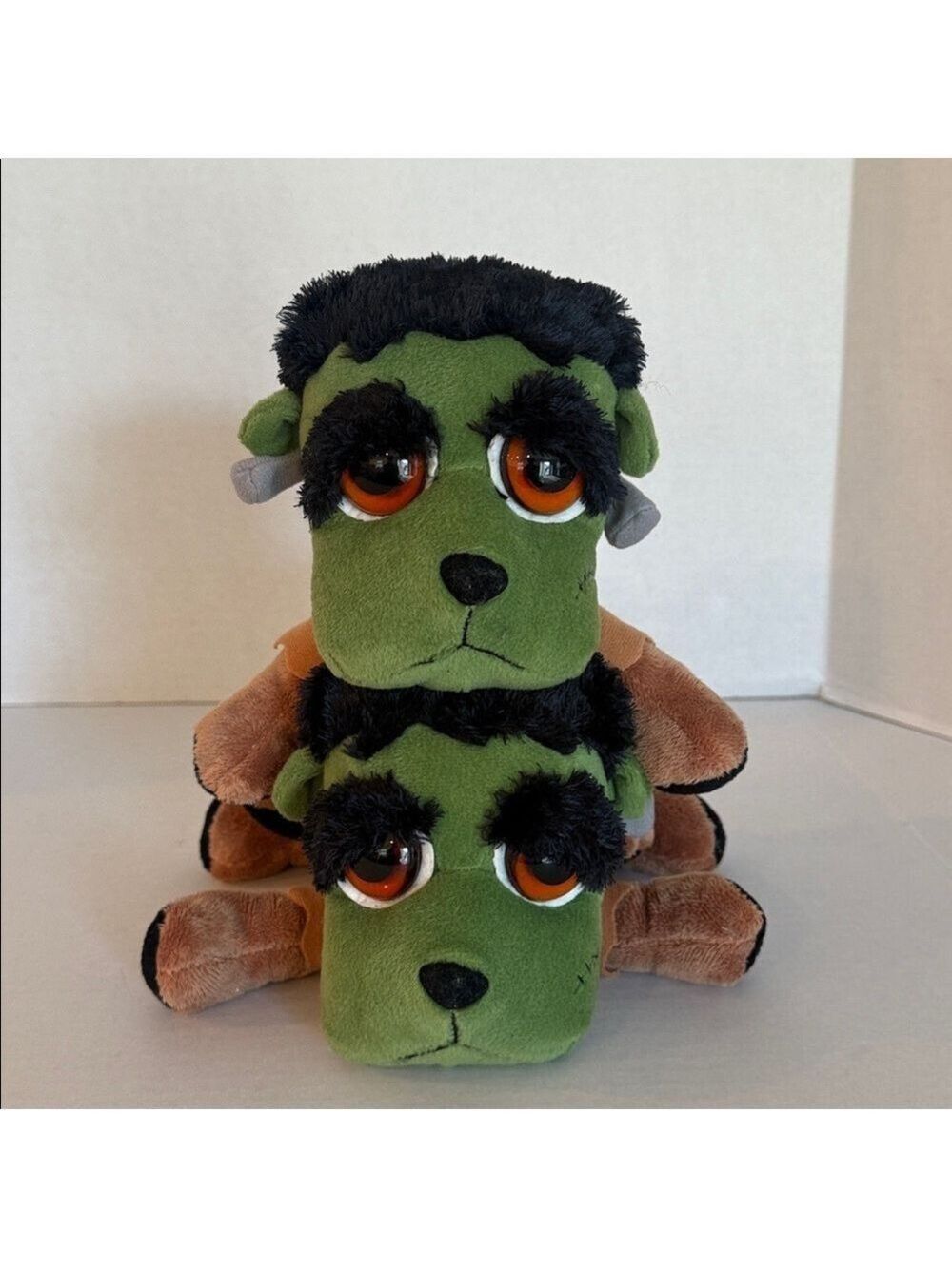Russ Berrie Frankenpup Halloween Plush Puppy Vintage Stuffed Animal